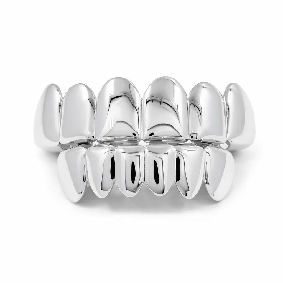 Grillz, Banhado, Tamanho, Único, Prata, Ouro, Alaska Joias