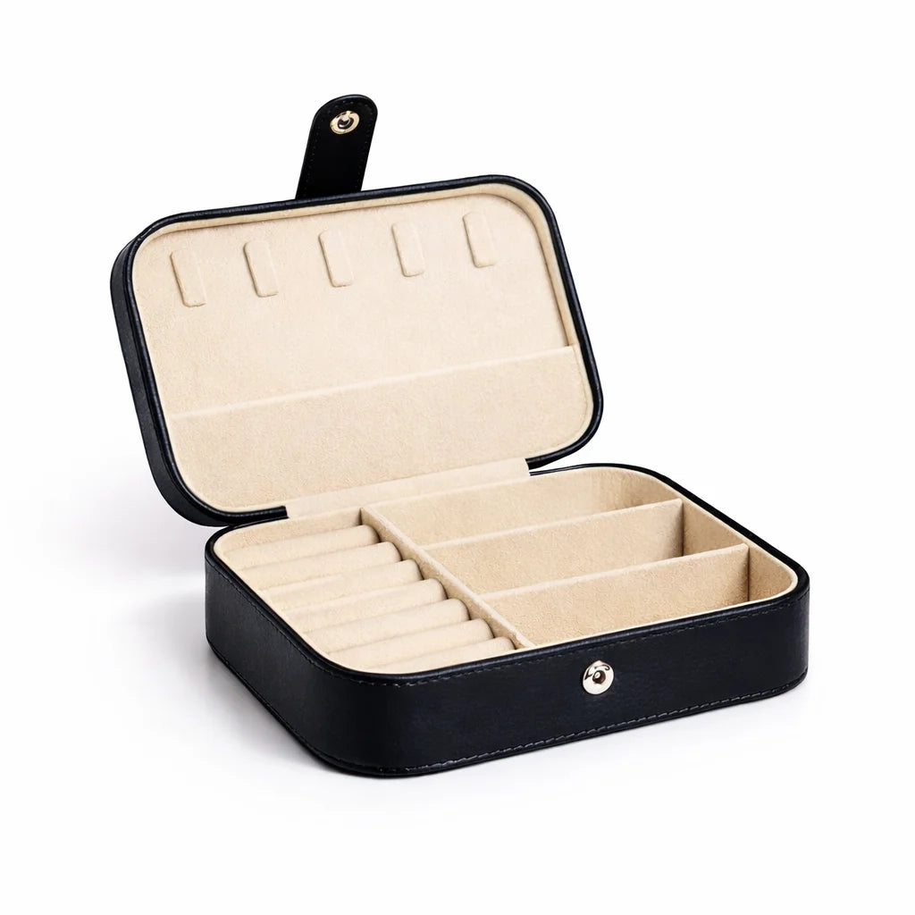 Porta Joias, Premium, Couro, Sintético, Alaska Joias