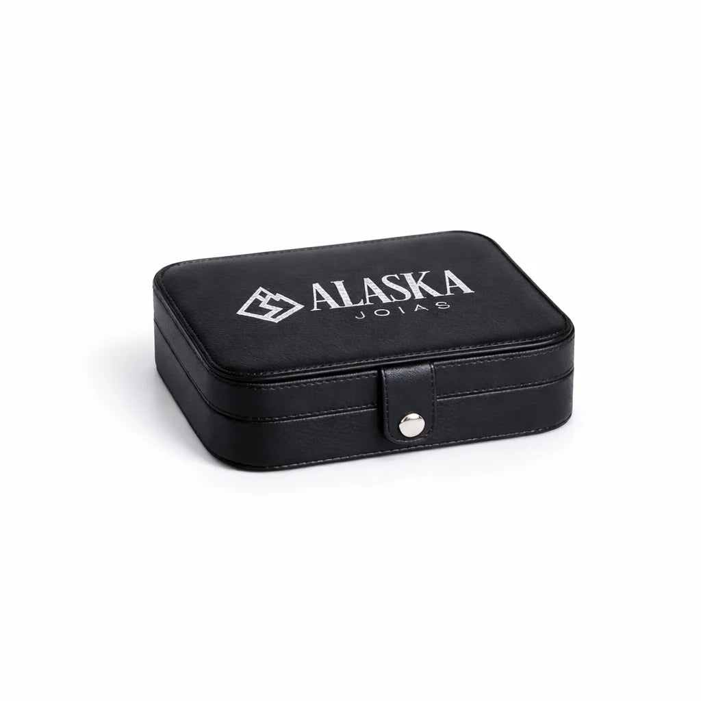 Porta Joias, Premium, Couro, Sintético, Alaska Joias