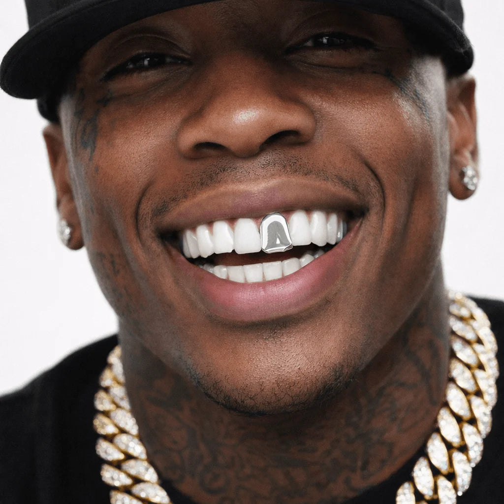 Grillz, Banhado, Tamanho, Um Dente, Único, Prata, Ouro, Alaska Joias