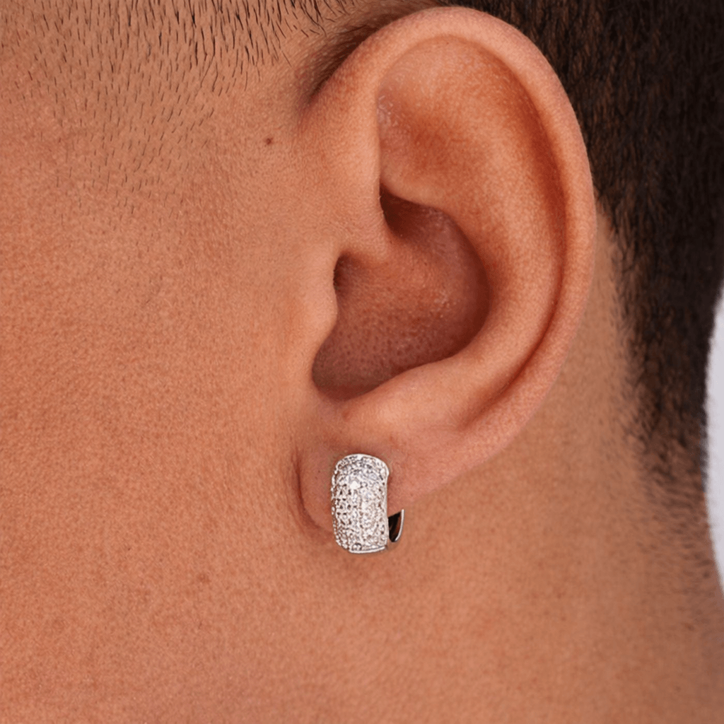 KIT, Cordão, Colar, Baiano, Pingente, Crucifixo, Cravejado, Riviera, Brinco, Pulseira, Ice, Prata, Alaska Joias